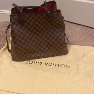 Louis Vuitton handbags.